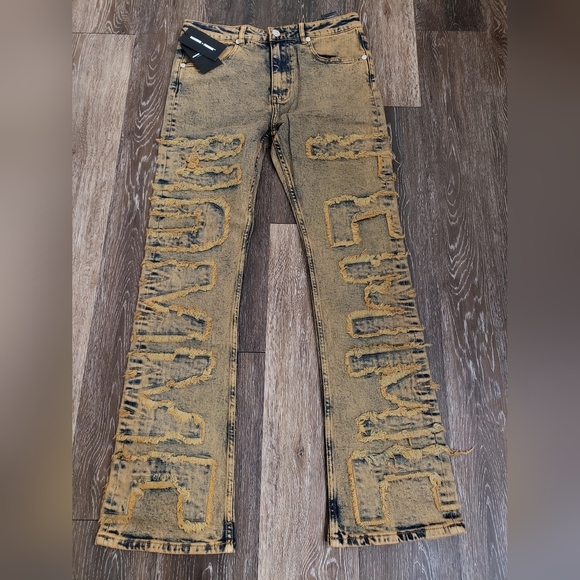 HOMME +FEMME TWILIGHT DENIM MOCHA SIZE 30 - Picture 4 of 15